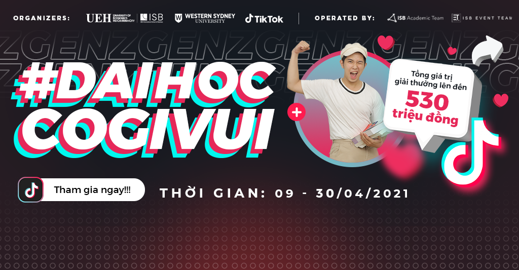 Cuộc thi #DAIHOCCOGIVUI khởi động với giải thưởng cực khủng!