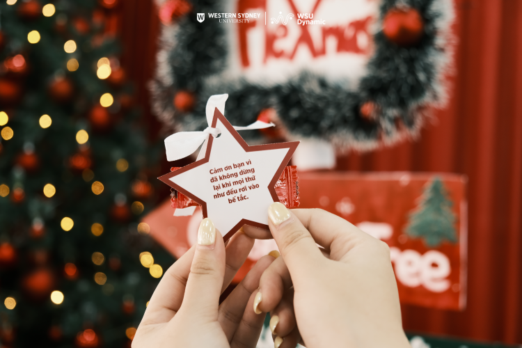 Mỗi thông điệp là một lời động viên nhỏ, tiếp thêm năng lượng để các WSU-ers tự tin bước qua mùa thi cuối kỳ.