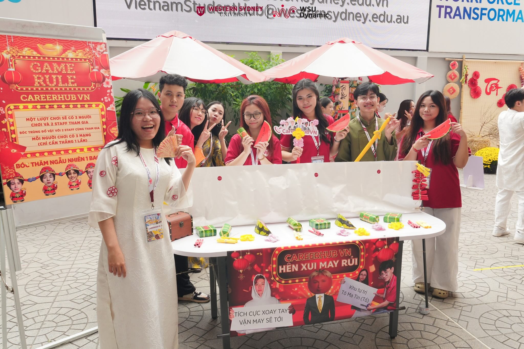 Gian hàng của dự án CareerHub VN